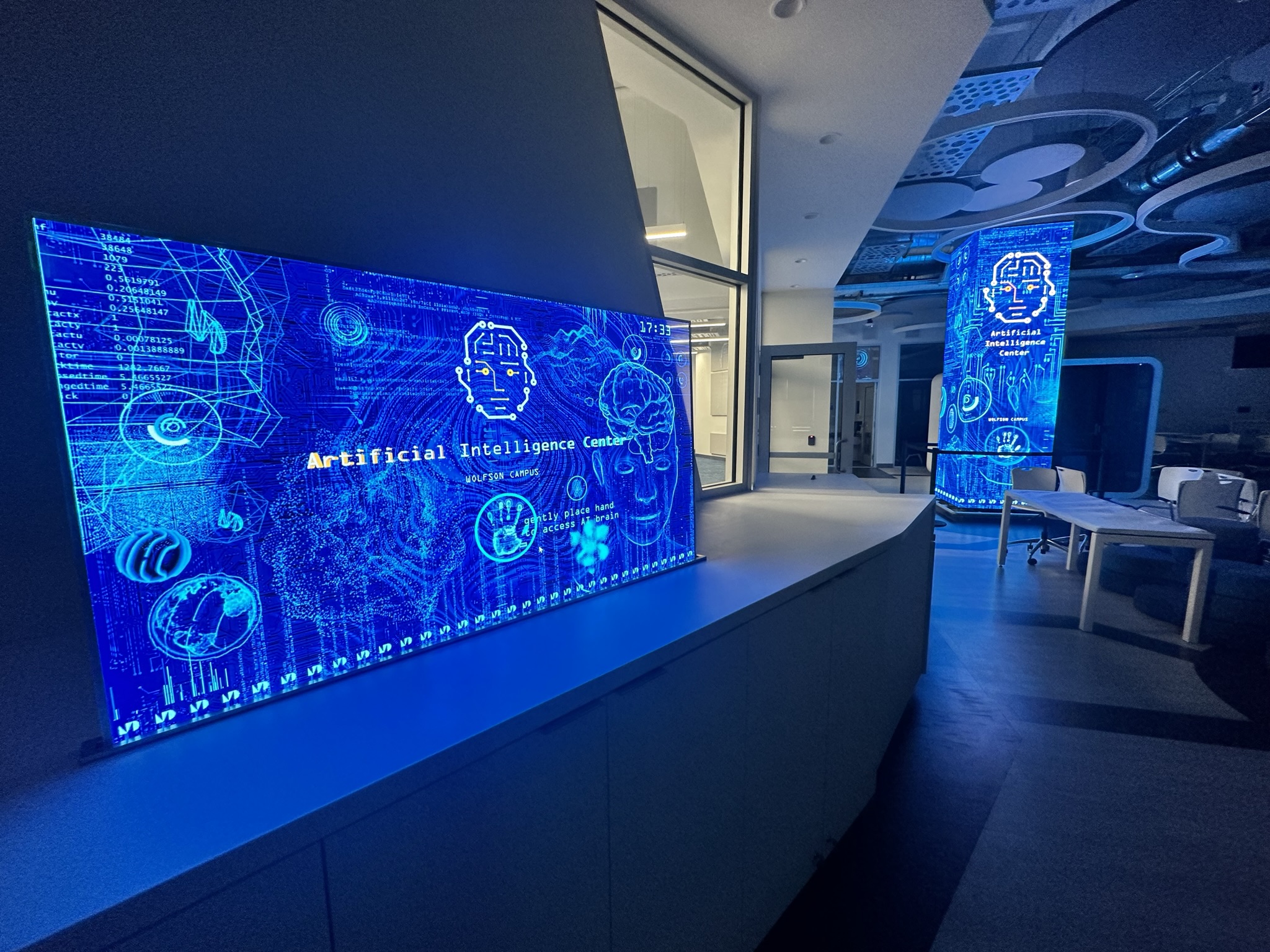 Artificial Intelligence Center — installation photo